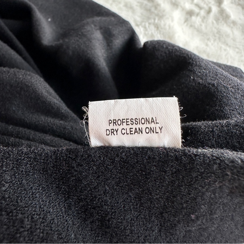 💥Clearance💥 Charles Chang-Lima Black Wool V-neck Long Sleeve Jacket M (8) - Picture 13 of 14